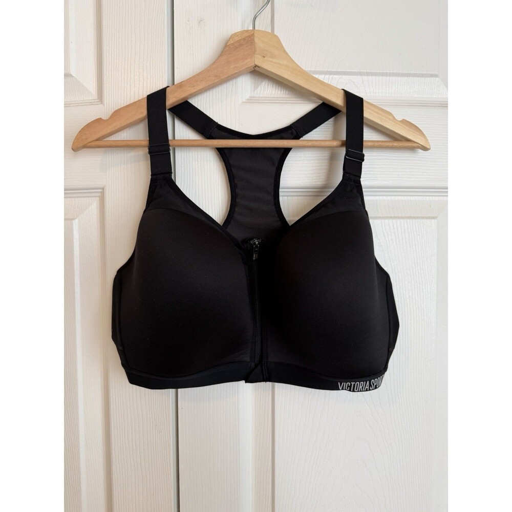 Victoria's Secret Sport Wireless Sports Bra Women's 40D Front Zip Racerback